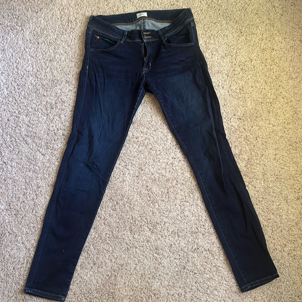 Hudson Dark Wash Skinny-Leg Jeans
